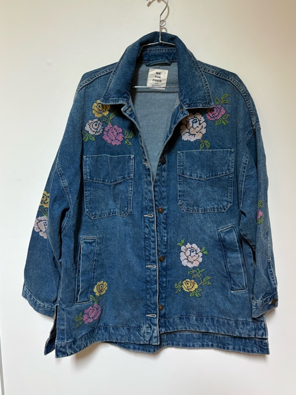 NWOT Free People We The Free Madison City Embroidered Jacket Size Medium - Picture 4 of 16